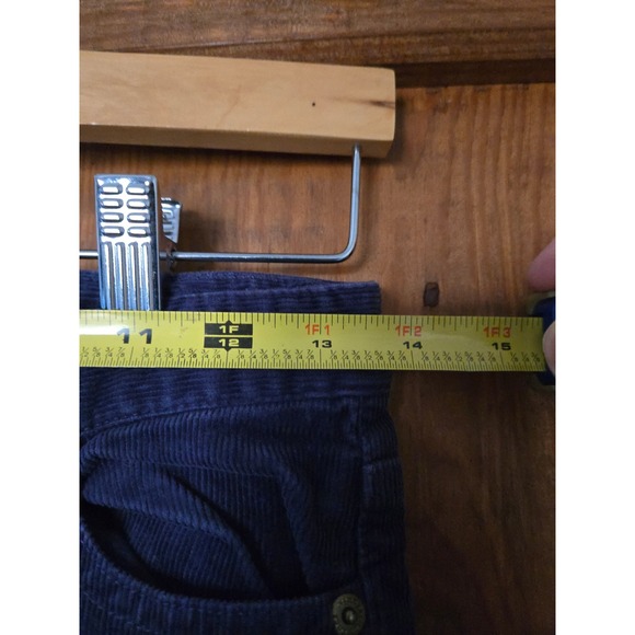 VINEYARD VINES - Girls Navy Blue Corduroy Pants with Bow Embroidery Size 14 - Picture 5 of 8